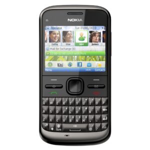 Nokia E5-00 QWERTY Mobile Phone Carbon Black